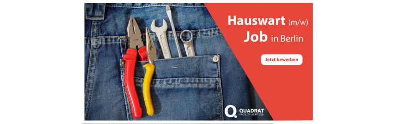 Hauswart (m/w) für Facility Unternehmen in Berlin gesucht