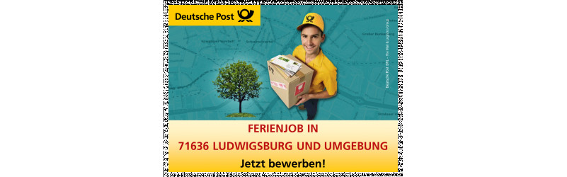 FERIENJOB als Briefträger und Paketzusteller (m/w) in 71636 Ludwigsburg und Umgebung