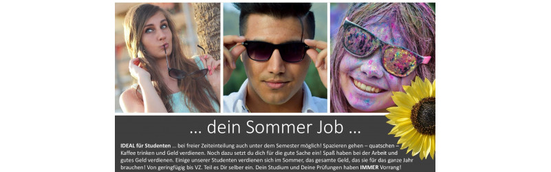  Dein Sommerjob 2018! Fundraising Door 2 Door - Leistung wird belohnt! - Braunau am Inn 