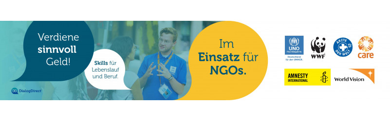  Fundraiser / Promoter / Dialoger (w/m/d) für Hilfsorganisationen als Ferienjob für deine Osterferien Dresden 