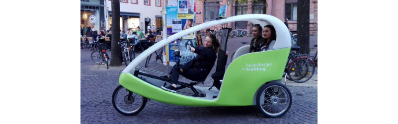 Velotaxi Heidelberg sucht Fahrer*innen für die Saison